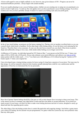 The Lucrative World Of Online Soccer Betting