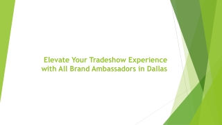 Expert Brand Ambassador Staffing Nationwide and On-Demand