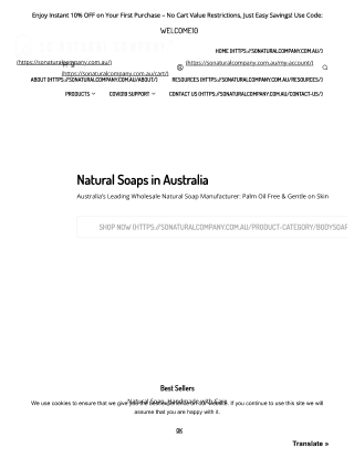 Wholesale Suppliers of Handmade Soap for Sustainable Living.