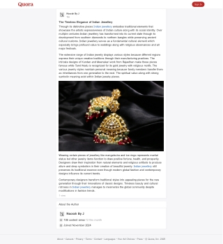 The Timeless Elegance of Indian Jewellery