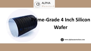 Prime-Grade 4 Inch Silicon Wafer