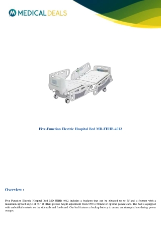 Five-Function-Electric-Hospital-Bed-MD-FEHB-4012