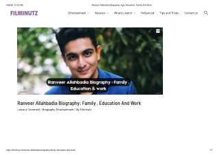 Ranveer Allahbadia Biography_ Age, Education, Relationships