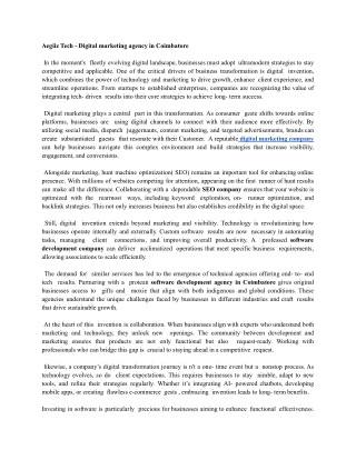 Aegiiz Tech - Digital marketing agency in Coimbatore