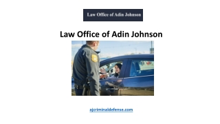 Law Office of Adin Johnson