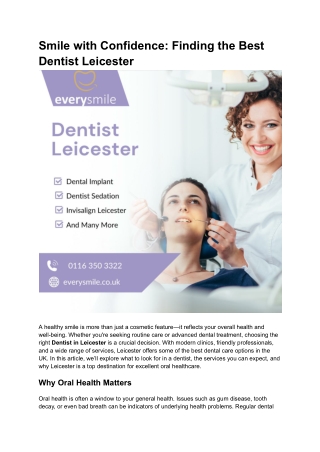 Dentist Leicester
