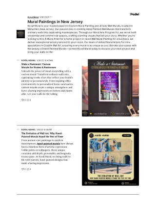 Mural Paintings in New Jersey