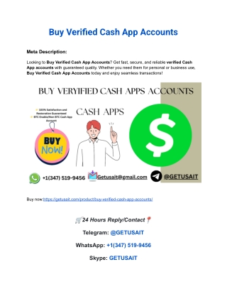 14 Best Site To Buy Verified Cash apps  Accounts Aged or New in 2025