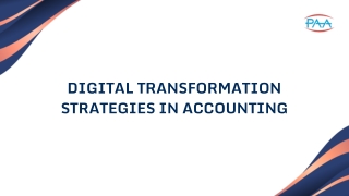 Digital Transformation Strategies in Accounting