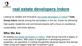 real estate developers indore