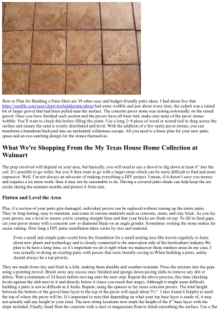 Creating A Concrete Patio: A Diy Guide