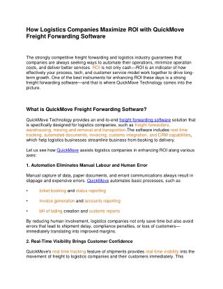How Logistics Companies Maximize ROI with QuickMove Freight Forwarding Software (1)