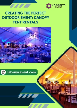 Creating the Perfect Outdoor Event
