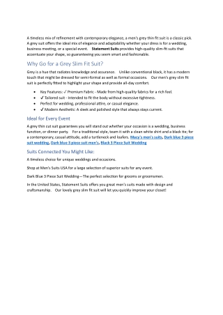 Black 3 Piece Suit Wedding