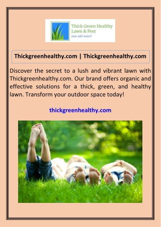 Thickgreenhealthy.com Thickgreenhealthy.com