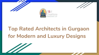 The Best Modern and Luxurious Architects in Gurgaon