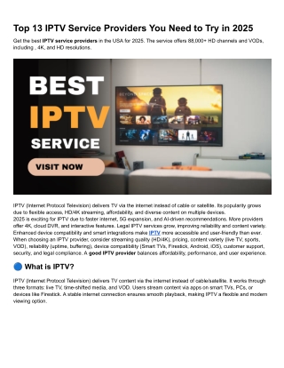 Top 8 IPTV Service Providers You Need to Try in 2025 (1)