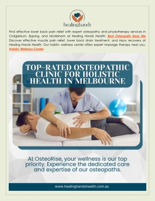 Holistic Wellness Center