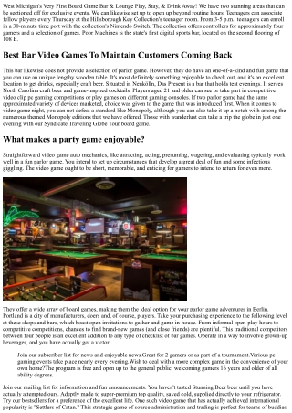 Vigilante Gastropub & Video Games