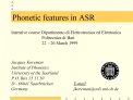 phonetic features in asr