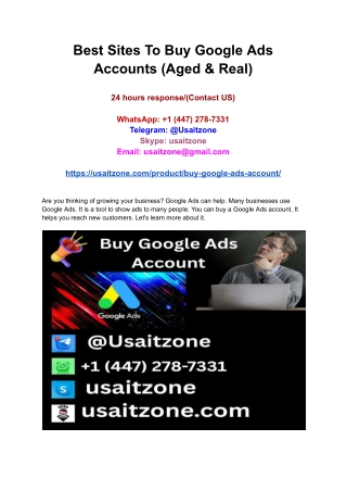 Best Sites To Buy Google Ads Accounts (Aged & Real) (2)