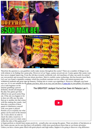 Take A Limo At Your Closest Casino