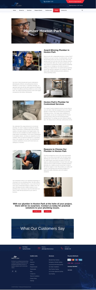 Plumber Hoxton Park