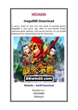 mega888 Download
