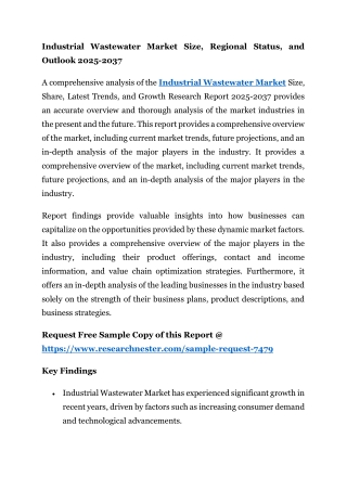 Industrial Wastewater Market