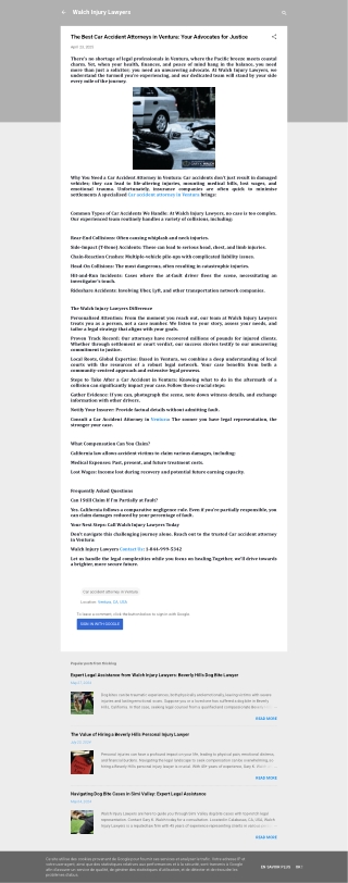 Car accident attorney in Ventura