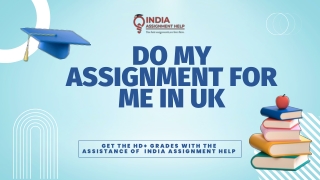 Do My Assignment for me in UK