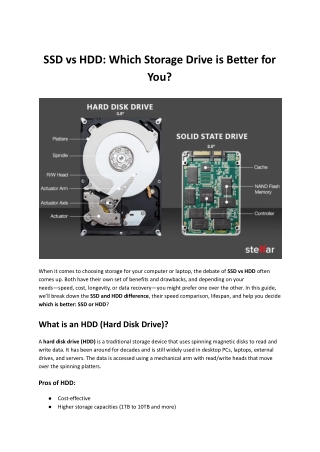 SSD vs HDD_ Which Storage Drive is Better for You