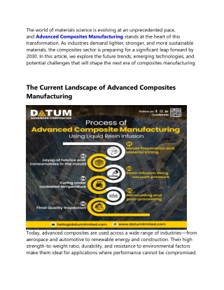The world of materials science is evolving at an unprecedented pace