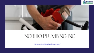 Norhio Plumbing Inc. - Your Local Plumbing Experts