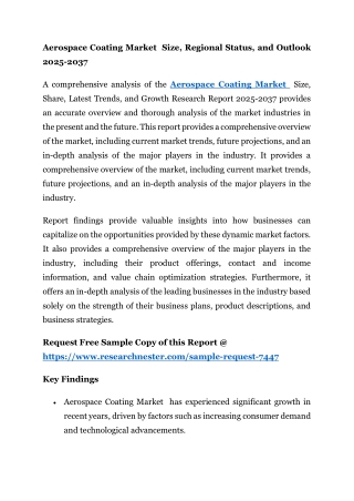 Aerospace Coating Market
