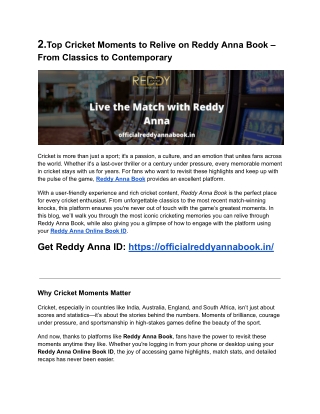 Experience the Thrill of Sports with Reddy Anna Book