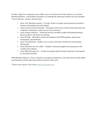 Get the best Microsoft Azure products now