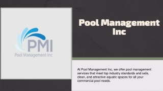 Swimming Pool Operators California