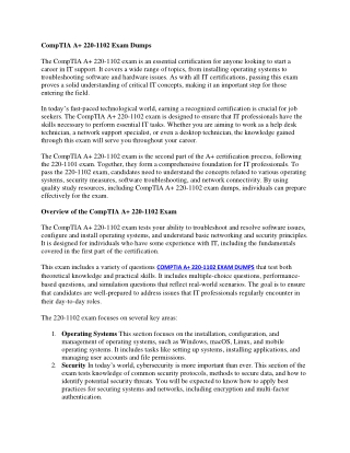 COMPTIA A  220-1102 EXAM DUMPS