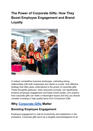 The Power of Corporate Gifts_ How They Boost Employee Engagement and Brand Loyalty