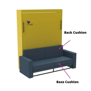 Wall Bed with Auto Sync Sofa by FlyBed Home – Effortless Living with Smart Design