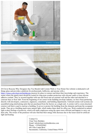 A Comprehensive Guide to Curtain walls in Construction