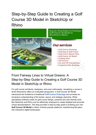 Step-by-Step Guide to Creating a Golf Course 3D Model in SketchUp or Rhino_offpage blog_Komal