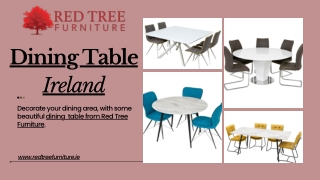 Dining Tables and Chairs Ireland - Red Tree Furniture