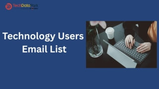 Technology Users Email List