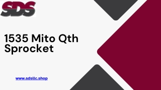 Get the Durable 1535 Mito QTH Sprocket for Smooth Ride