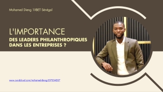 Mohamed Dieng 1XBET Sénégal : La rencontre du monde des affaires et de la philan