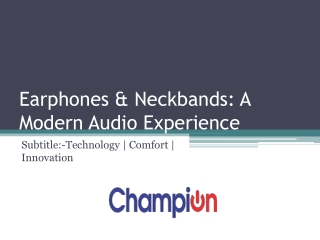 Buy Earphones & Neckband