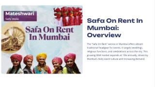 Safa On Rent In Mumbai: Overview
