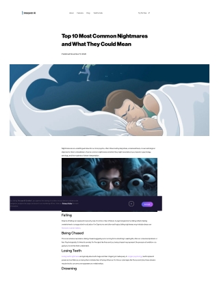 Top 10 Most Common Nightmares and What They Could Mean